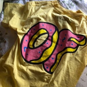 YELLOW ODD FUTURE DOUGHNUT SHIRT